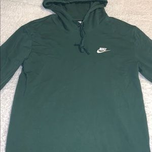 Nike army green sweatshirt
